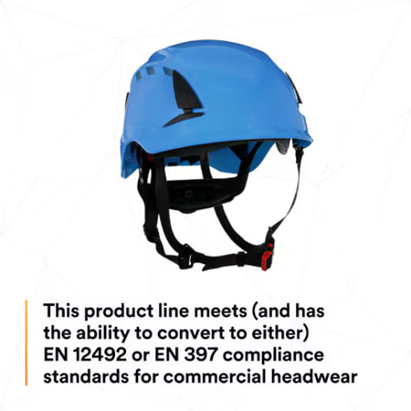 3M™ SecureFit™ X5000 Veiligheidshelm, geventileerd, 1000 V, CE, blauw, X5003VE-CE