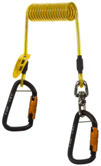 3M™ DBI-SALA® Valbeveiliging voor gereedschap Hook2Hook tether met wartel, 10 pak, 1500160