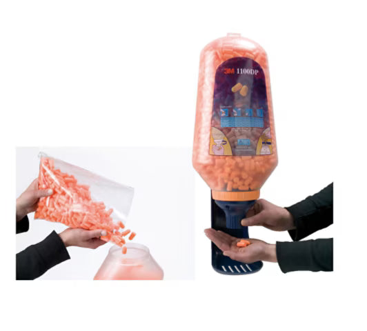 3M™ Oordoppen, bijvulzak, zonder koord, 1100R