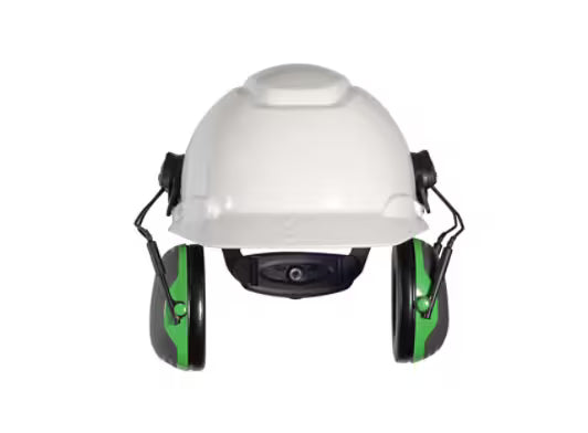 3M™ PELTOR™ Gehoorkappen,  groen, helmbevestiging, X1P3