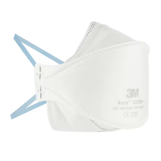 3M™ Aura™ Comfort stofmasker 9320+, FFP2, zonder ventiel, 3/verpakking
