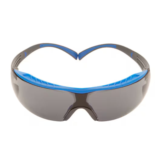 3M™ SecureFit™ 400X Veiligheidsbril, blauw/grijs montuur, Scotchgard™ condenswerende en krasbestendige coating (K&N), grijze lenzen, SF402XSGAF-BLU-EU, 20/doos