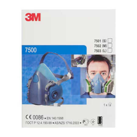 3M™ herbruikbaar halfgelaatsmasker, maat Small, 7501
