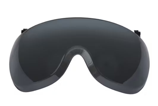 3M™ SecureFit™ Kort vizier voor X5-serie Veiligheidshelm, X5000 en X5500, grijs anti-condens krasbestendig polycarbonaat, X5-SV02-CE