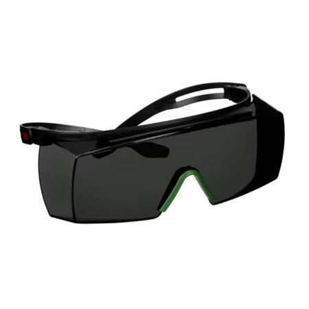 3M™ SecureFit™ 3700 Overzetbril, zwarte veren, krasbestendige, IR 3.0 grijze lens, SF3730AS-BLK, 20/doos