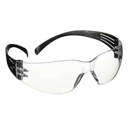 3M™ SecureFit™ 100 Veiligheidsbril, zwart montuur, krasbestendige, heldere lenzen, SF101AS-BLK-EU, 5/verp., 20 verp./doos