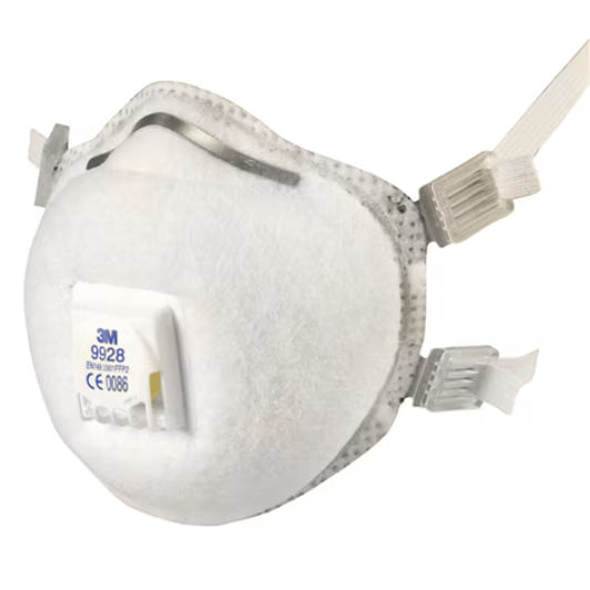 3M™ Lasrookmasker, 9928C1,FFP2, met afsluiter, 1 masker