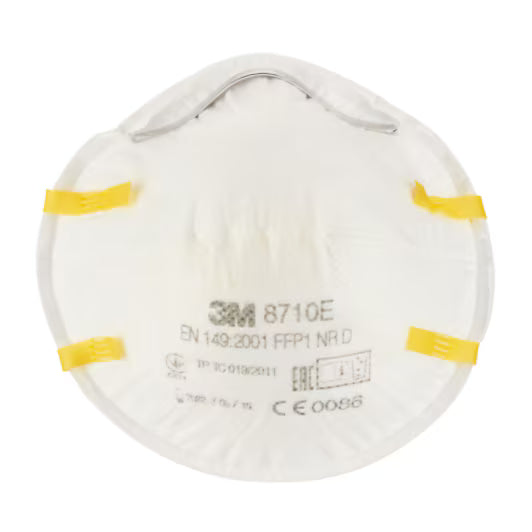 3M™ Stofmasker voor handmatig schuren 8710E, FFP1, 3/pak