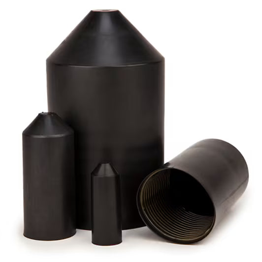 3M™ SKE 25/63 Warmtekrimpeindkap, Zwart, 63/25 mm, Bulk