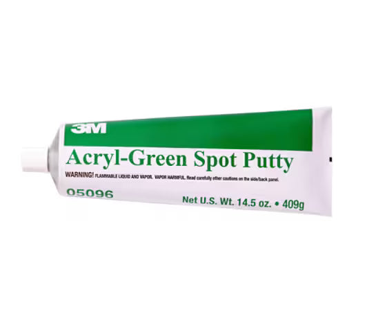 3M™ Acrylaatplamuur, Groen, tube, 410 g, 05096