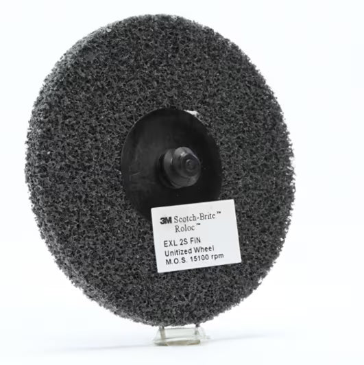 Scotch-Brite™ Roloc™ EXL Unitised Wiel XL-DR, 76 mm x 6 mm, 2S FIN