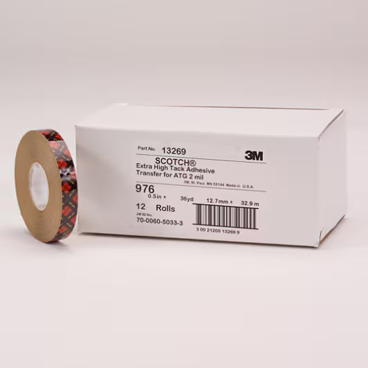 Scotch® ATG Transfer Tape 976, Transparant, 6 mm x 55 m, 0.05 mm