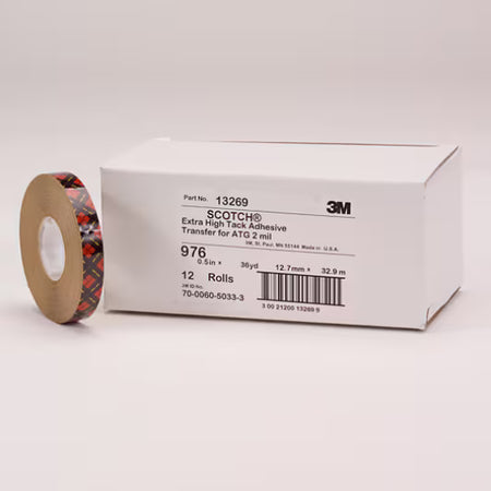 Scotch® ATG Transfer Tape 976, Transparant, 6 mm x 55 m, 0.05 mm