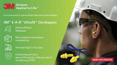3M™ E-A-R™ Ultrafit™ Oordoppen, met koord, 50 paar/doos, UF-01-000