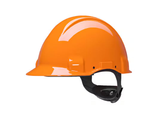 3M™ Veiligheidshelm, Uvicator, pinlock, zonder ventilatie, 440 V diëlektrisch, kunststof zweetband, oranje, G3001CUV-OR