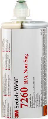3M™ Scotch-Weld™ Epoxylijm 7260NS, Zwart, 400 ml