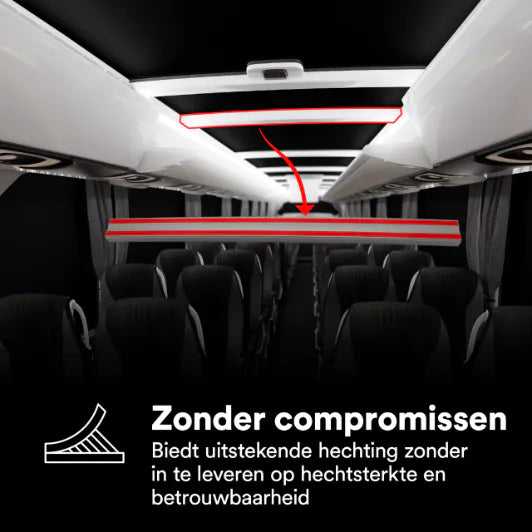 3M™ VHB™ Tape LVO-160BF, Zwart, 1220 mm x 33 m, 1.6 mm, foliedrager