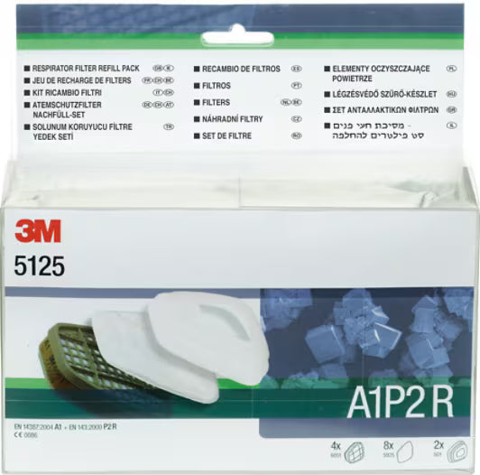 3M™ Deeltjesfilterset, A1P2R, 5125