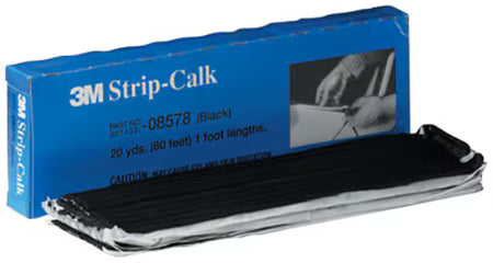 3M™ Kneedbare kitstrippen, zwart, 6 mm x 30,5 cm, x60, 08578