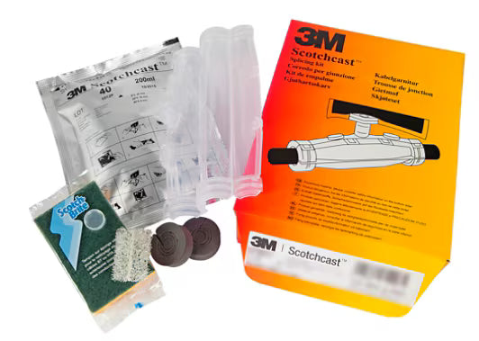3M™ Scotchcast™ 92-NBA 0 Giethars-Lijnverbindingsmof, 0.6/1 kV, 4x 1.5 - 4, 5x 1.5 - 2.5 mm²