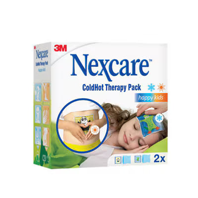 Nexcare™ ColdHot Therapy Pack Happy Kids, 2 per verpakking