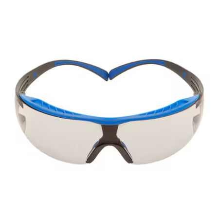 3M™ SecureFit™ 400X Veiligheidsbril, blauw/grijs montuur, Scotchgard™ condenswerende en krasbestendige coating (K&N), lichtgrijze lenzen voor binnen/buiten, SF407XSGAF-BLU-EU, 20/doos