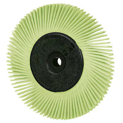 Scotch-Brite™ radiale precisieborstel, PN-RB, 50+, 152,4 mm x 12,7 mm x 25,4 mm (6 inch x 1/2 inch x 1 inch), type A, met adapter