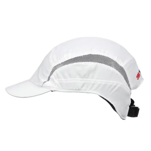 3M™ First Base™ 3 Stootpet 2030604, Classic, wit, korte klep, 55 mm, aangepast
