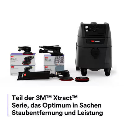 3M Xtract™ Pneumatische excentrische schuurmachine, 88947, 125 mm, zelf gegenereerde stofafzuiging, 8mm uitslag, 1 ea/doos