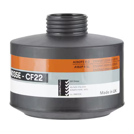 3M™ Gas/damp-patroon en deeltjesfilter met DIN-schroefdraad CF22 A2B2P3 R D, DT-4035E