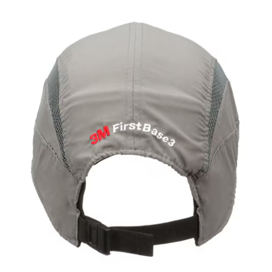 3M™ First Base™ 3 Stootpet 2030607, Classic, grijs, korte klep, 55 mm