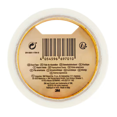 Scotch® universele ducttape wit 2904, 10 m x 48 mm 6 rollen/doos