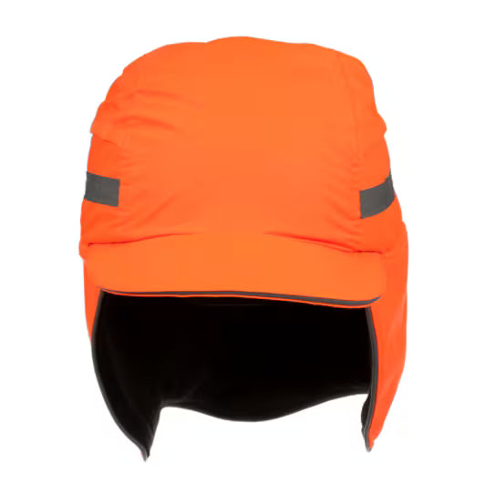 3M™ First Base™ 3 Stootpet 2021218, Winter, hi-viz, oranje, korte klep, 55 mm, aangepast