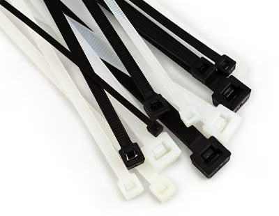 3M™ Scotchflex™ Kabelbinder, FS 200 BW-C, UV-bestendig, Zwart, 200 mm x 3.5 mm