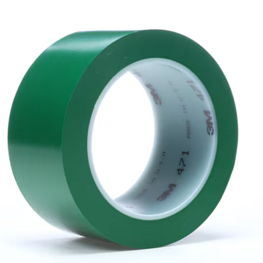 3M™ Vinyl Tape 471, Groene, 25 mm x 33 m, 0.14 mm