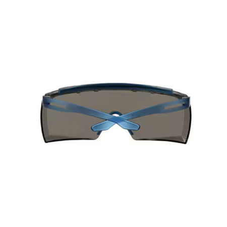 3M™ SecureFit™ 3700 Overzetbril, blauwe veren, wenkbrauwbescherming, Scotchgard™ anticondens (K&N), grijze lens, SF3702XSGAF-BLU-EU, 20/doos