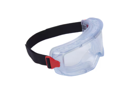3M™ GoggleGear™ Ruimzichtbril 3000-serie, PVC-montuur, heldere AF-lens, stoffen band, GG3001-AF EU