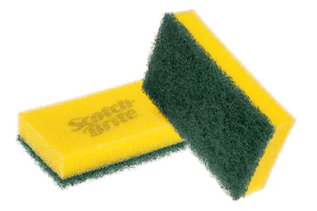 Scotch-Brite® Classic-schuurspons, 2+1 verpakking