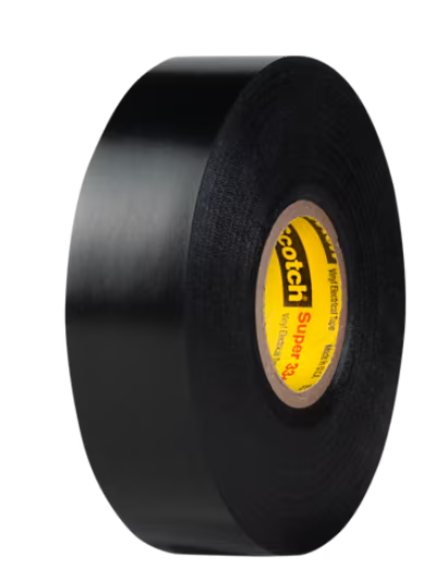 Scotch® Super 33+ Vinyl Electro-Isolatieband, Zwart, 50 mm x 33 m, 0,18 mm