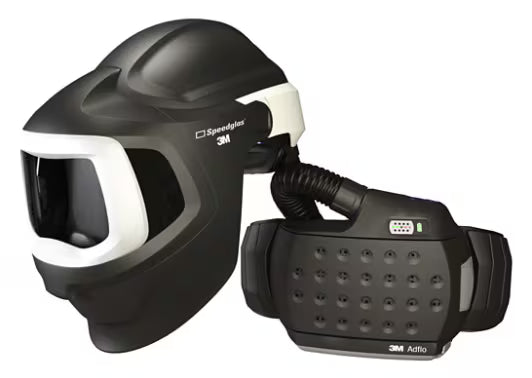 3M™ Adflo™ Motoraangedreven ademhalingssysteem met 3M™ Speedglas™ 9100 MP lashelm, zonder lasfilter, inclusief tas, 577700