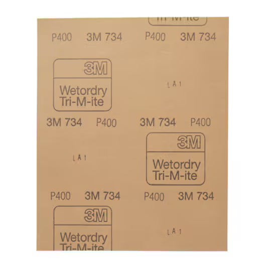 3M™ Wetordry™ Schuurvel 734, 230 mm x 280 mm, P400, 01975