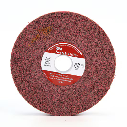 Scotch-Brite™ Metal Finishing Wiel MF-WL, 203 mm x 50,8 mm x 76 mm, 4A MED