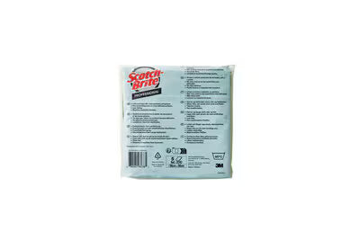 Scotch-Brite™ High Performance Microvezeldoek 2010, Wit, 360 mm x 360 mm, 5/Pak, 10 Pack/Doos