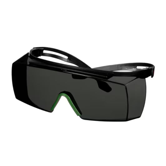 3M™ SecureFit™ 3700 Overzetbril, zwarte veren, krasbestendige, IR 3.0 grijze lens, SF3730AS-BLK, 20/doos