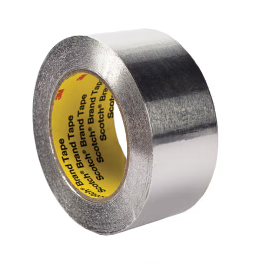 3M™ Aluminium Tape 425, Zilver, 50 mm x 55 m, 0.12 mm