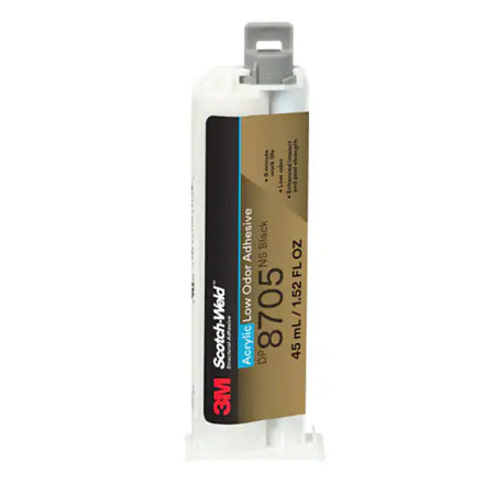3M™ Scotch-Weld™ Geurarme Acrylaatlijm DP8705NS, Zwart, 45 ml Duo-Pak