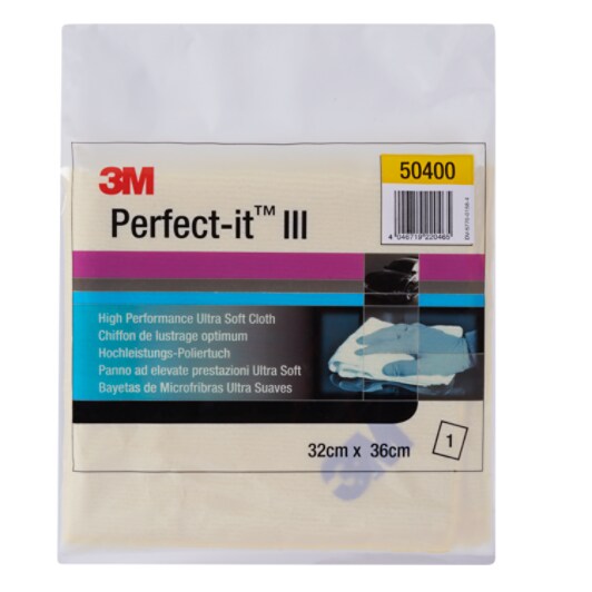 3M™ Perfect-It™ Ultrazachte poetsdoek, geel, High Performance, 50400