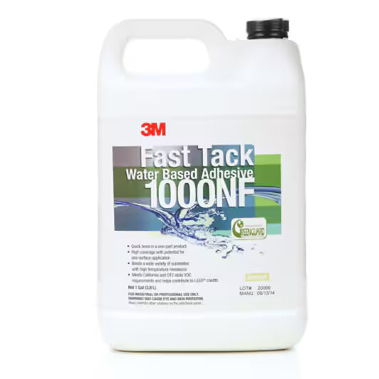 3M™ Fast Tack Watergedragen Lijm 1000NF, Neutraal, 3.78 L
