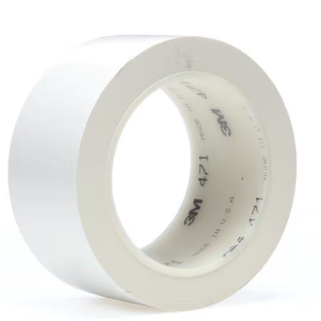 3M™ Vinyl Tape 471, Wit, 50 mm x 33 m, 0.14 mm