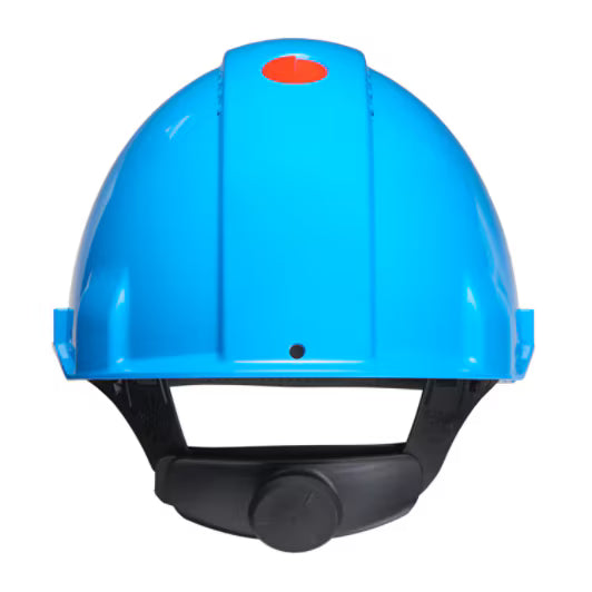 3M™ Veiligheidshelm, Uvicator, ratelverstelling, ventilatie, kunststof zweetband, blauw, G3000NUV-BB